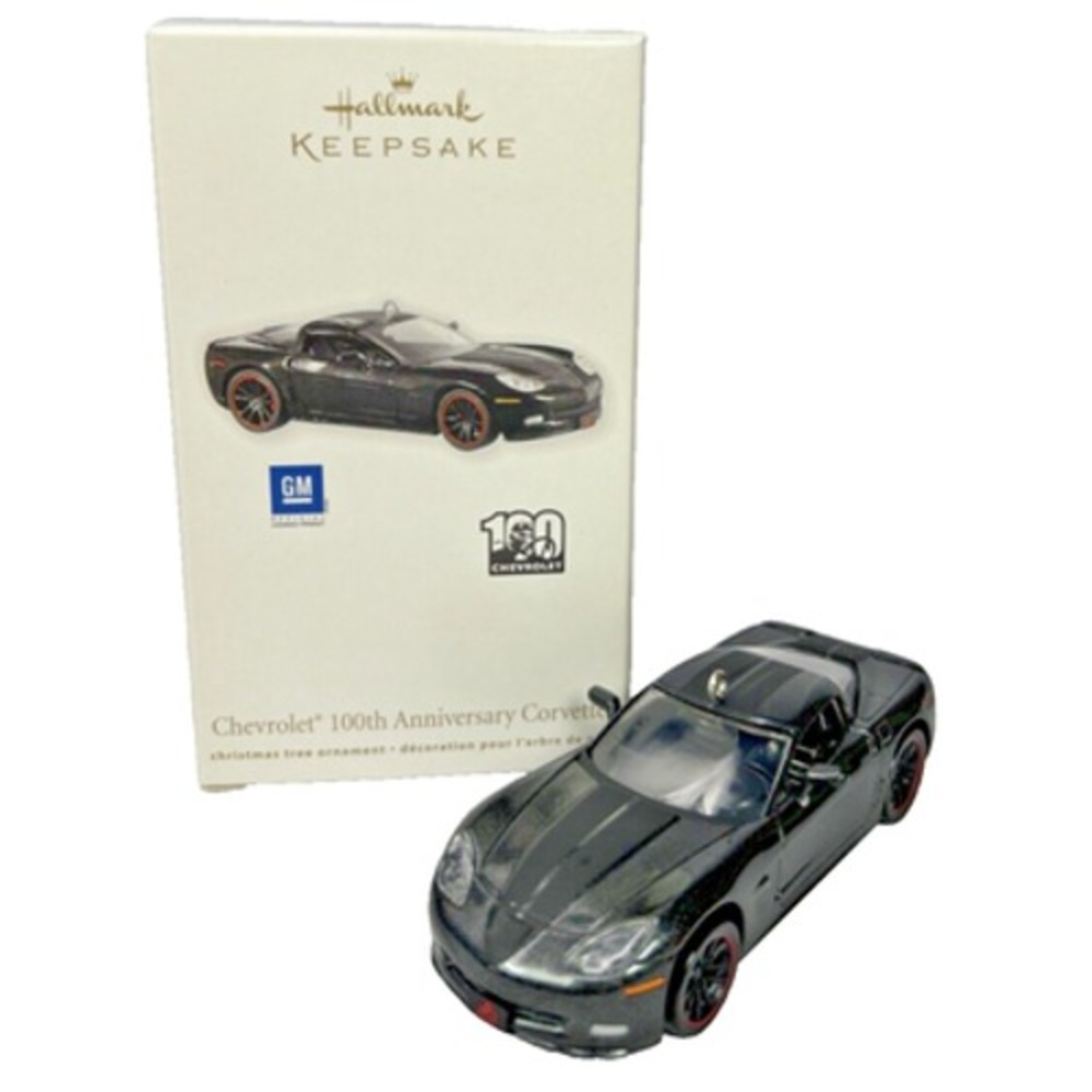 Hallmark CHEVROLET 100th‎ ANNIVERSARY CORVETTE 2011 Keepsake Ornament with Box